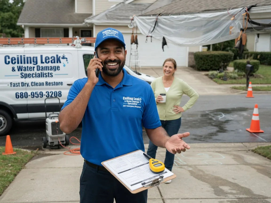 Ceiling Leak Cleanup Cary, MS FAQs